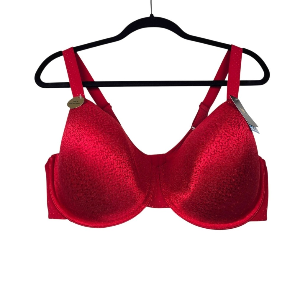 Wacoal Womens Red Full Coverage Back Appeal T-Shirt Bra Size 42DDD NWT